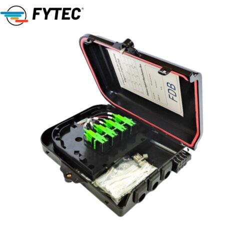 Nap Box Completa, Splitter SC/APC 1x8, IP65, 8 Adaptadores SC/APC