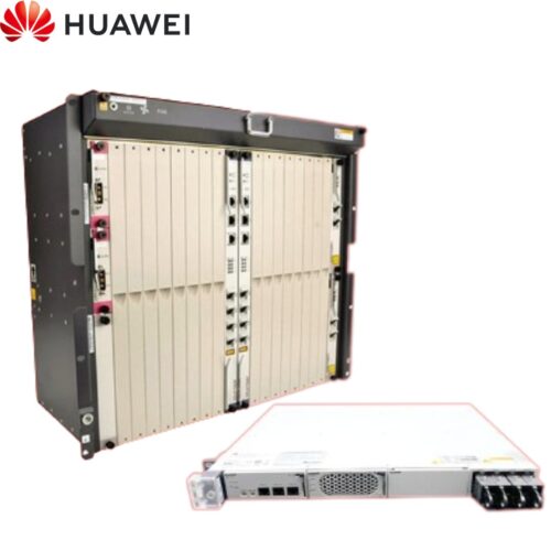 OLT HUAWEI MA5680T - 1xSCUN2 -1xX2CS - 2xPRTE + 2x10Guplink más Fuente y tarjeta 16 puertos C++
