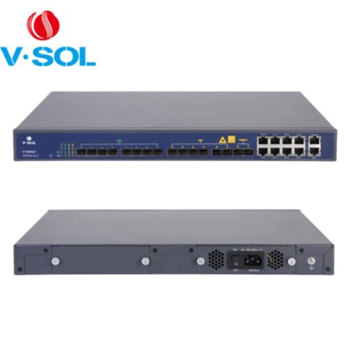 V-SOL OEM - 8Port GPON OLT Single Power with 8 SFP ++ ,AC ,110v,US plug