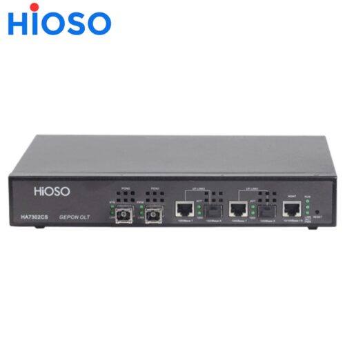 HIOSO HA7302CST - OLT 2PUERTOS EPON + 2SFP PX20+++