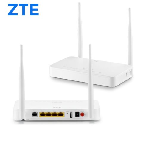 ZTE F670L GPON 4GE+1VOIP+2.4G 5G WIFI - 12 LEDS