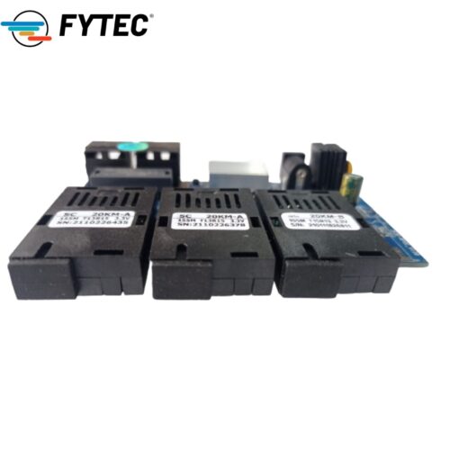 FYTEC  - Switch POE Reverse  3*100M SC Fibra Optica + 2 RJ45 100M  / RPOE Switch PCB Board / Port 1-2P  + Output DC 12V Cod.321