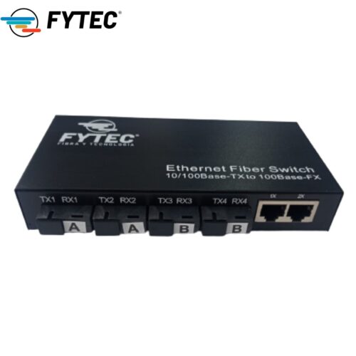FYTEC SWITCH 4FO2F Fast 4 FO SC Port SC Fiber Port - 20KM 2x10/100M Ethernet Cod.748