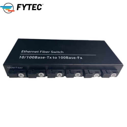 FYTEC 6F2FP SWITCH FIBRA OPTICA 6 Port 10/100M SC + ETH 2x10/1000M (Port 1-2 POE IN) Cod.317